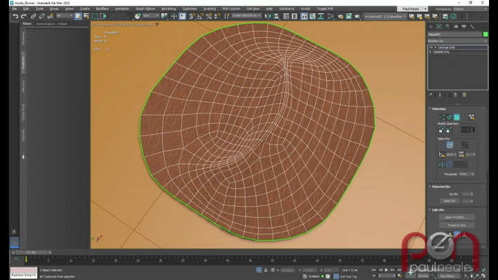 3DSMax Sand Dunes for Realtime