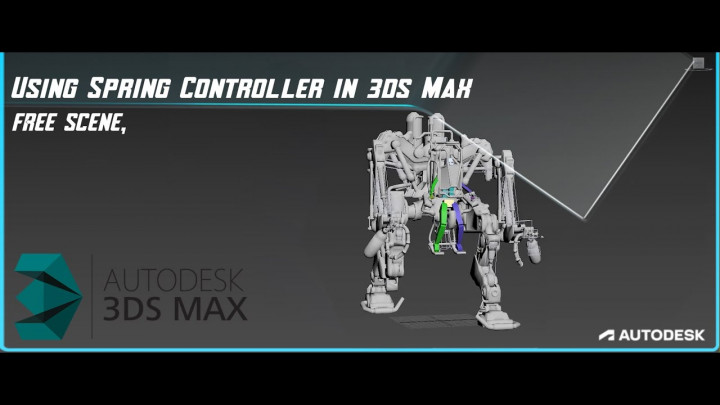 Using Spring Controller. 3ds Max