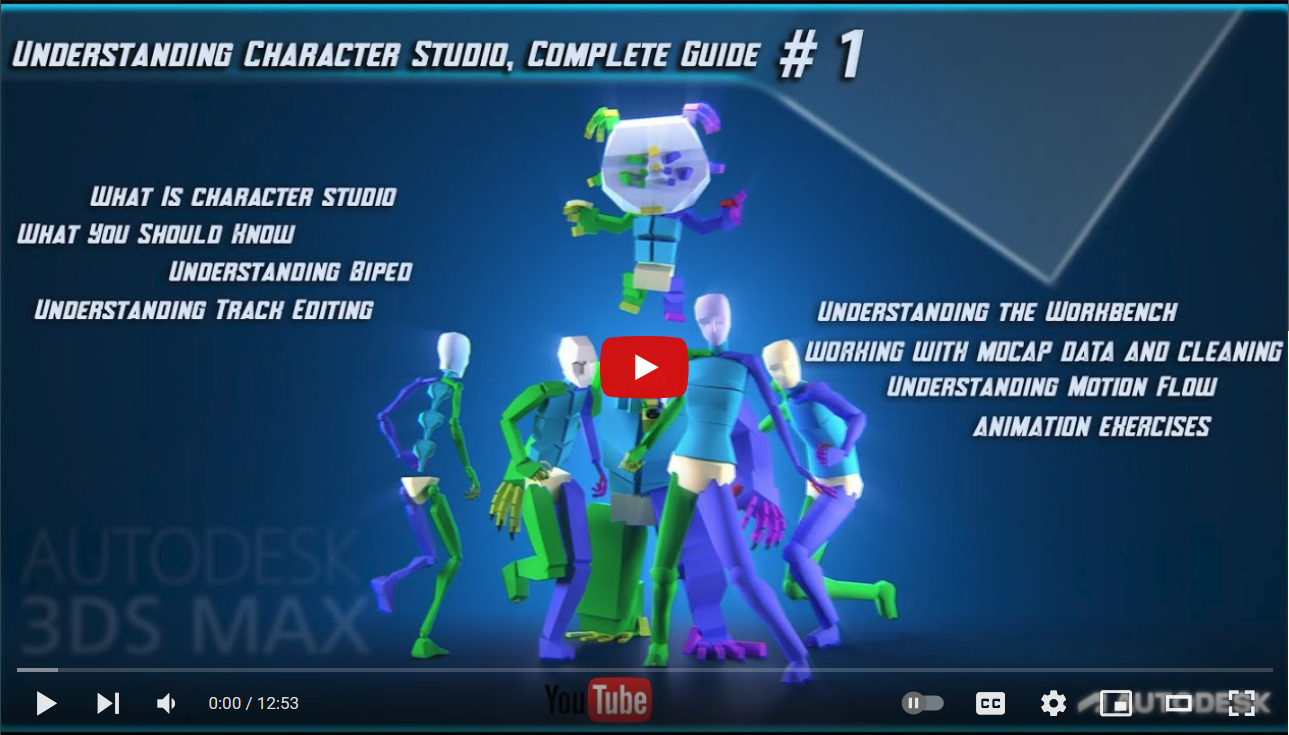 Norberto Aguilera – Understanding Character Studio, Biped Complete Guide series