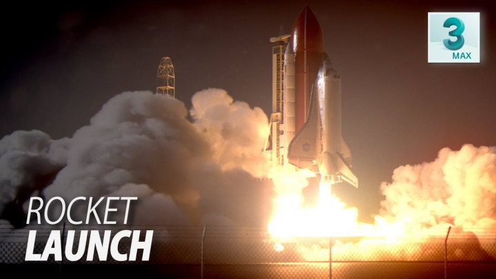 Phoenix FD Tutorial: Rocket Launch (Armageddon movie style)