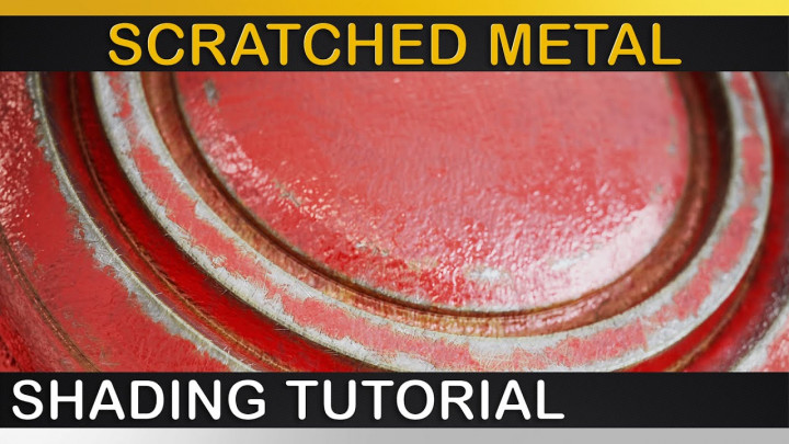 V-Ray | SCRATCHED METAL Shader | Curvature Workflow