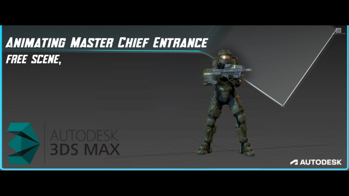Master Chief entrance animation (Halo animation) Tutorial.