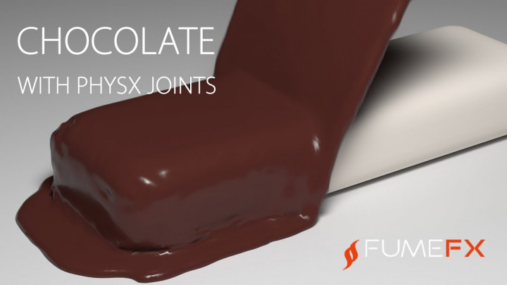 FumeFX Chocolate Bar – 3ds max Tutorial