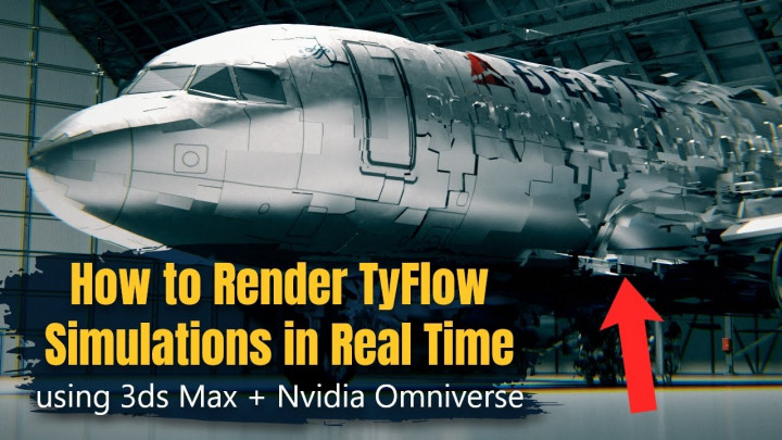 Use TyFlow in Nvidia Omniverse Create for Real Time Rendering – Tutorial