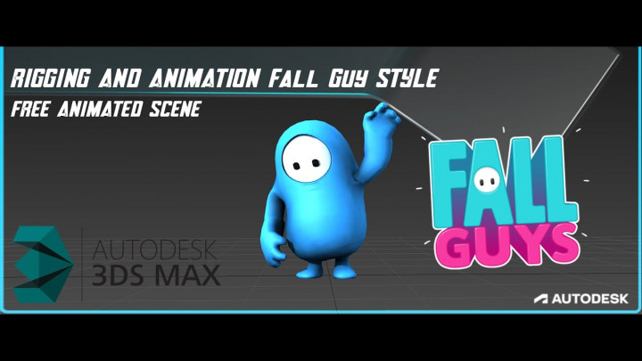 RIGGING AND ANIMATION Fall Guy STYLE in 1h