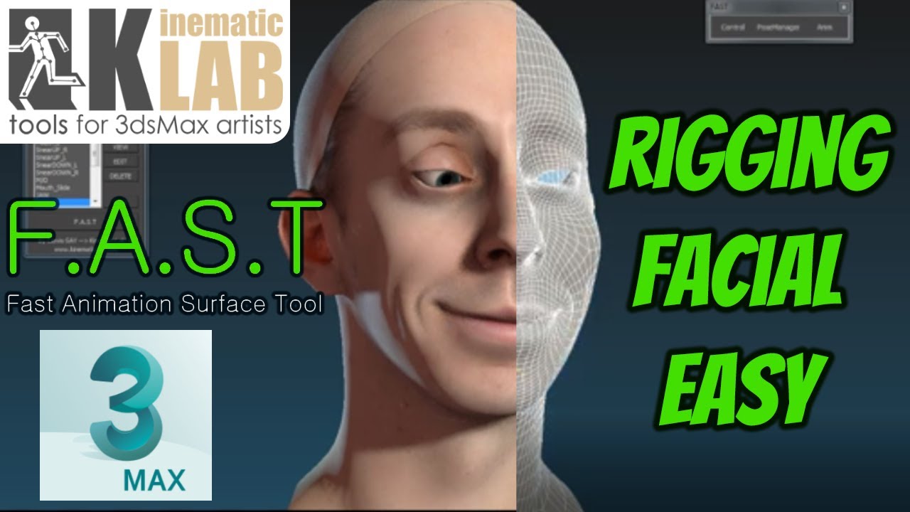 3DS MAX – Plugin F.A.S.T Rigging Facial (Tutorial)