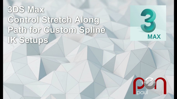 3DS Max Control Stretch Along Path for Custom Spline IK Setups