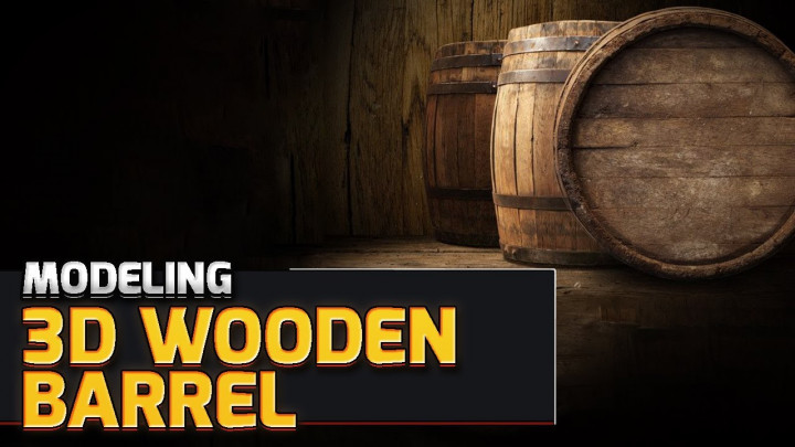 3Ds Max Modeling Tutorial – Wooden Barrel