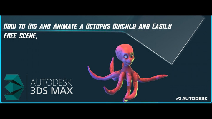 How to Rig and Animate a Octopus Quickly and Easily. 3ds Max CAT Rigging Tutorial.