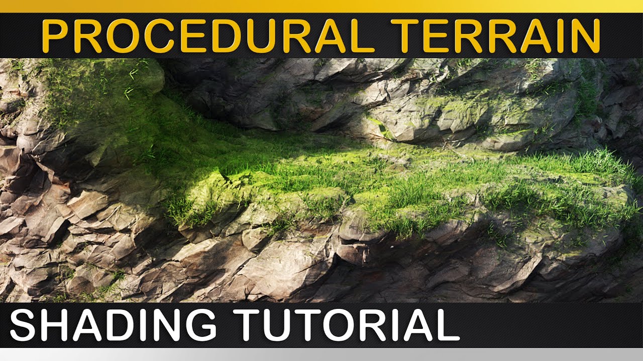 V-Ray | PROCEDURAL TERRAIN | Fully Automated Shading Setup