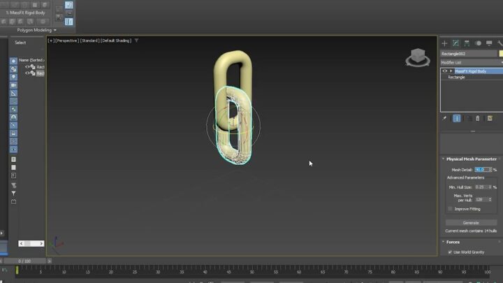 Requested Chain animation in 3ds max | Massfx rigid body Beginners tutorial #3dsmax  @zna_studio