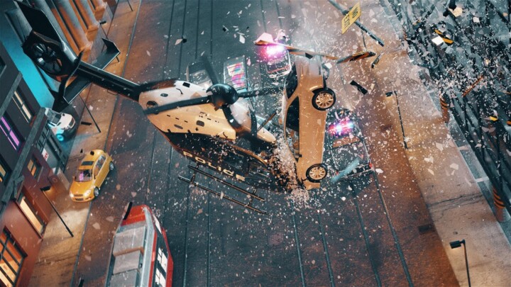 tyFlow Helicopter Blades Destruction in 3Ds Max / VFX Breakdown