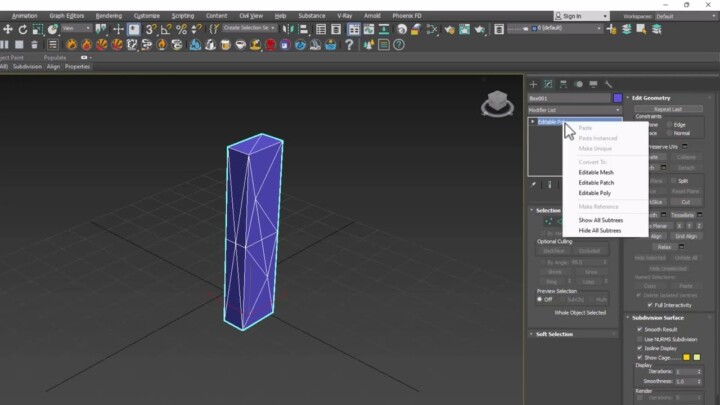 How to collapse WSM modifiers in 3DS Max (Word Space Modifiers)