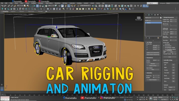 How to Rig a Car using MadCar Plugin and Car Animation