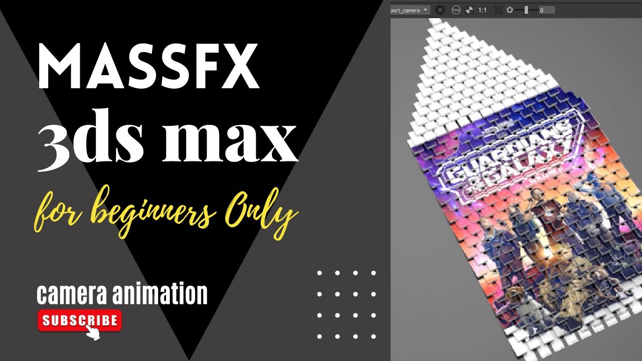 massfx basics in 3ds max simulation@zna_studio