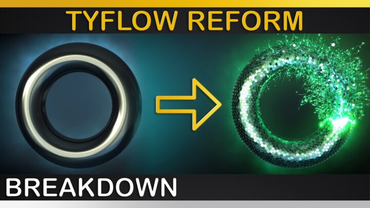 tyFlow | DESTRUCTION and REFORM tutorial