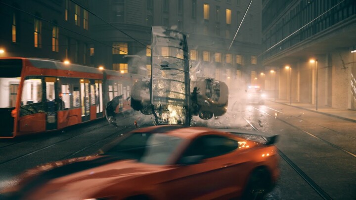 Bus Stop Destruction VFX with tyFlow in 3Ds Max / Vray / Chaos Phoenix