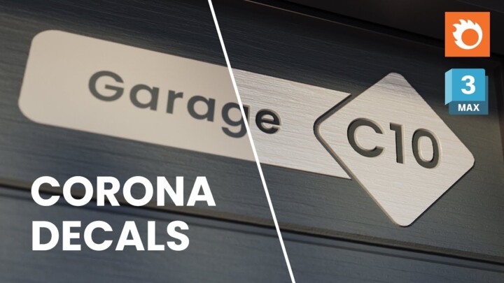 Affect only particular channels with a Corona Decal in 3ds Max