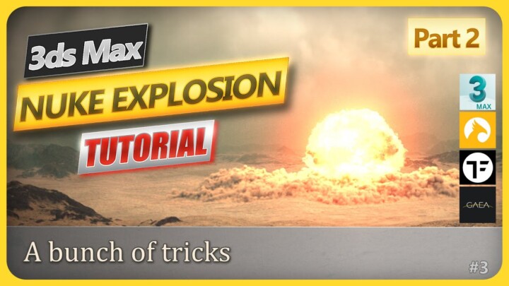 Nuke Explosion | TUTORIAL part2 #3dsmax