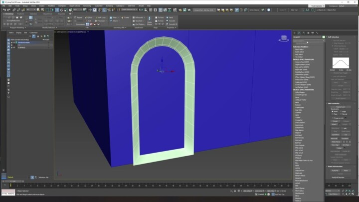 Array Modifier making Buildings in 3ds max 2024