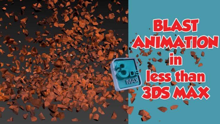 BOMB BLAST ANIMATION IN 3DS MAX | PBOMB | MASSFX BEGINNERS TUTORIAL @zna_studio