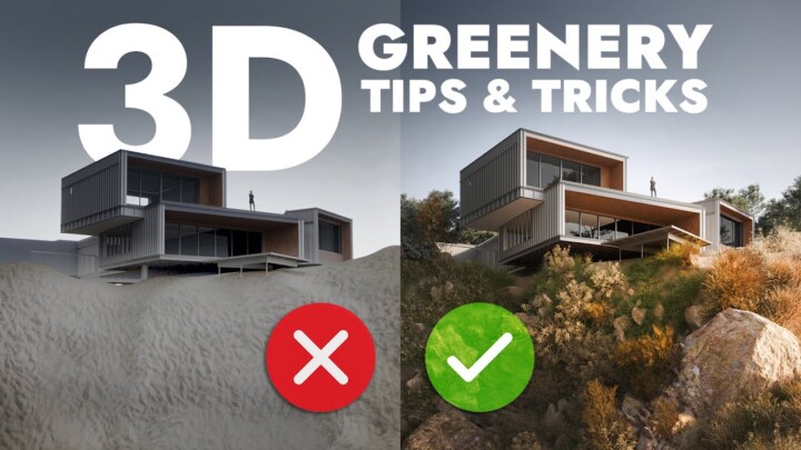 Greenery Tips & Tricks for Realistic 3D Rendering