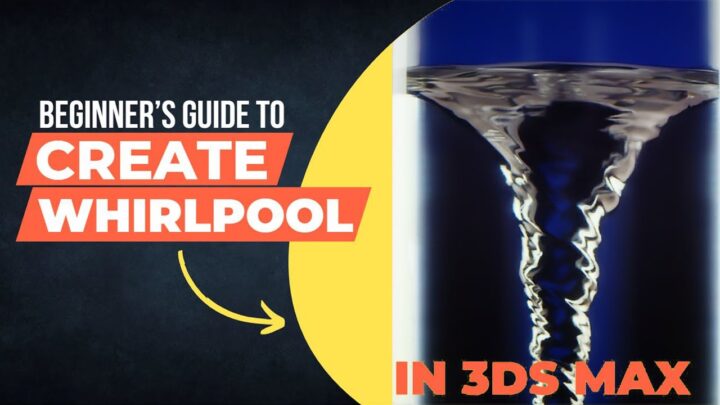 Beginners guide to create whirlpool in 3ds max 2024 with Arnold materials@zna_studio #3dsmax