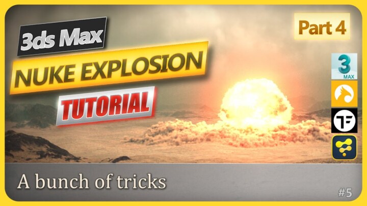 Nuke Explosion | TUTORIAL part4 #3dsmax