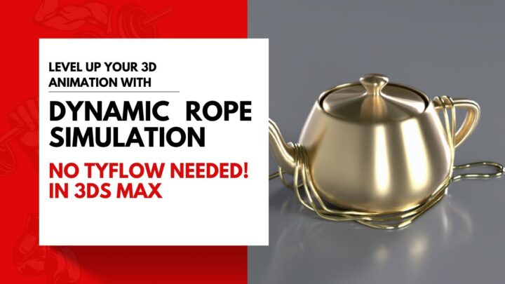 “Unleashing the Magic: Dynamic Rope in 3ds Max | No Tyflow No Limits! @zna_studio