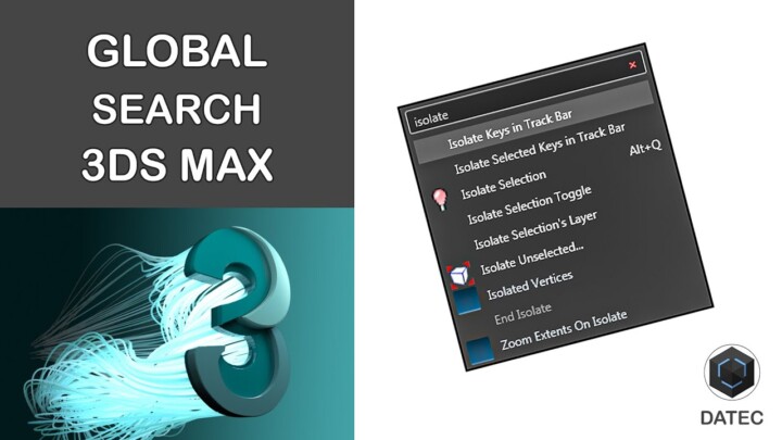 Global Search in 3DS Max