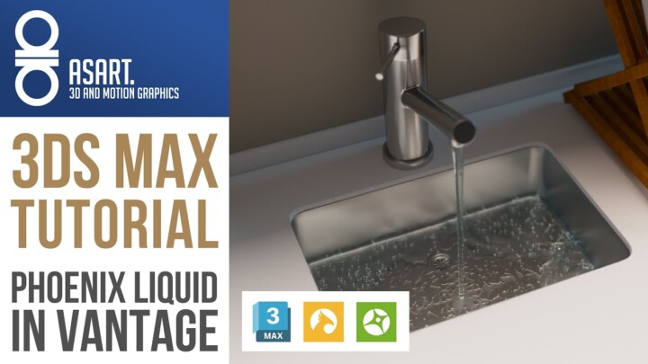 3Ds Max Tutorial | “How to render Phoenix liquid simulations in Chaos VANTAGE”