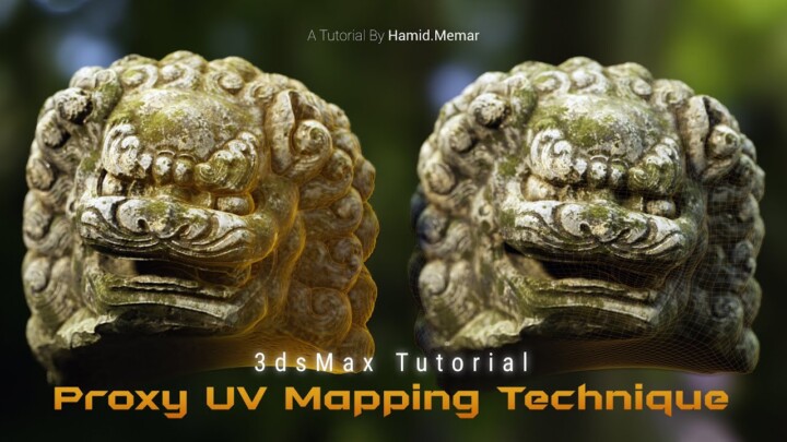 3ds Max Tutorial : Proxy UV Mapping Technique (UV Transfer)