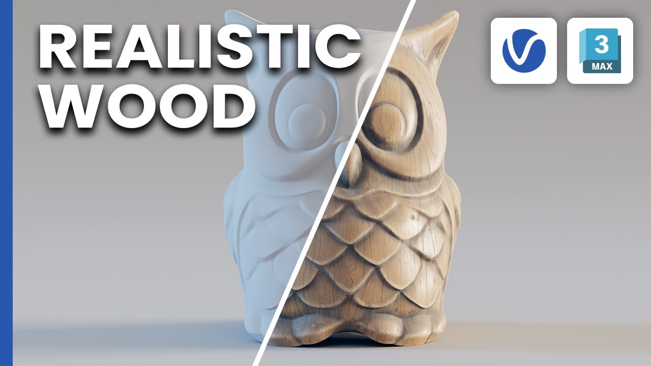 Creating a realistic wood material with V-Ray for 3ds Max