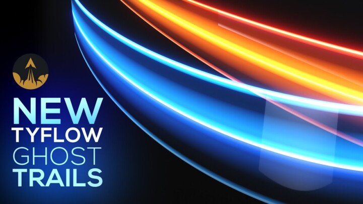 NEW tyFlow Mesh Trails Mode: Tron Lightcycle VFX Tutorial in 3Ds Max & Vray