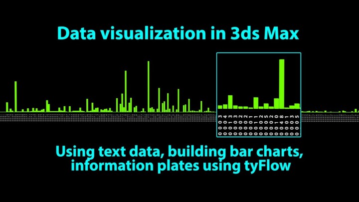 Data vizualization in 3ds Max and tyFlow