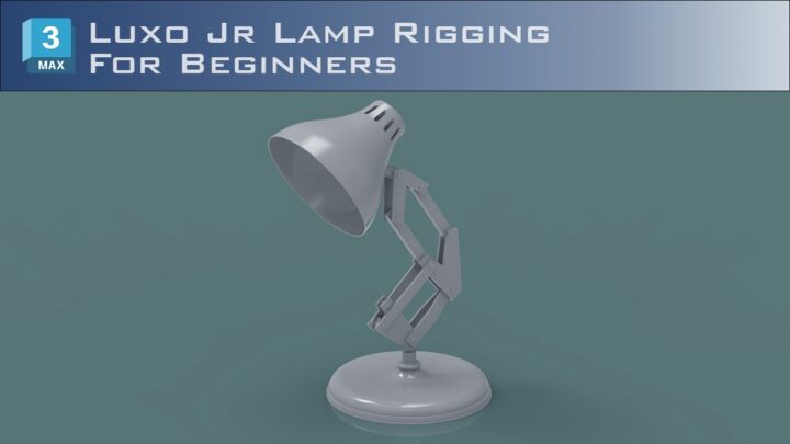 Luxo Jr lamp rigging for beginners | 3ds max rigging tutorial | Hanora 3D