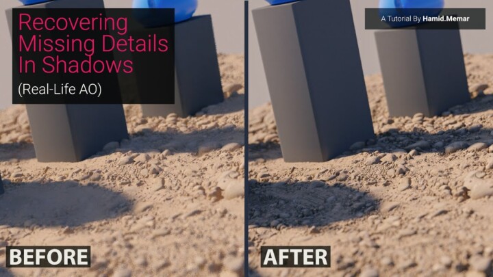 3ds Max Quick Master Tip : Recovering Missing Details In Shadows (V-Ray)