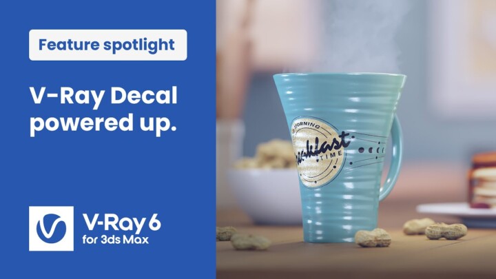 V-Ray for 3ds Max  — Projecting Decals on curved objects and blending surface details