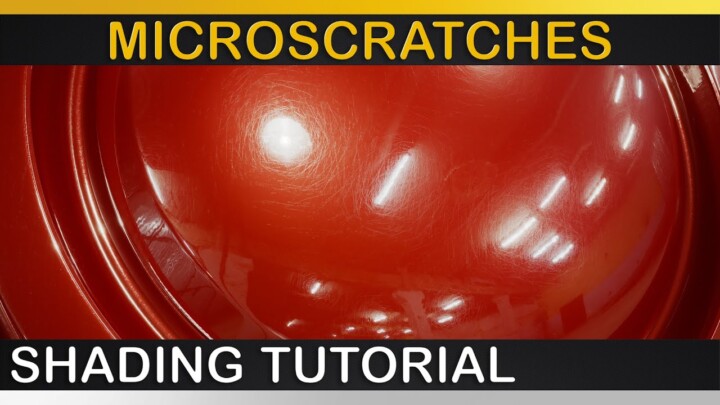 V-Ray | How to create MICROSCRATCHES | Swirl Marks Spider Webbing Viscorbel Effects
