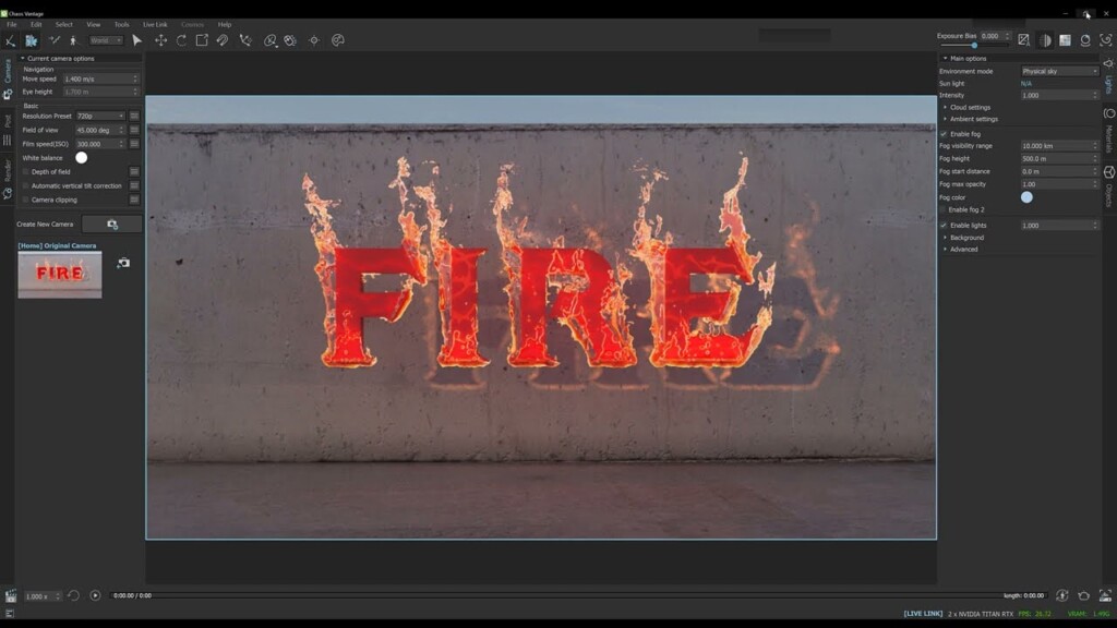 3Ds Max Tutorial | How to Live-Preview a Phoenix FD Fire simulation in ...