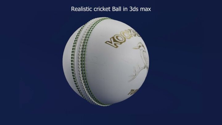 how to make Cricket Ball in 3ds Max Tutorial  #cricket #iccworldcup2023 #india #kohli #3dsmax