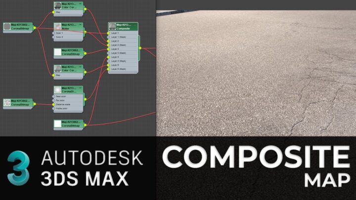 Composite Map 3ds Max | MUST WATCH TUTORIAL | How to use the composite map in 3ds max