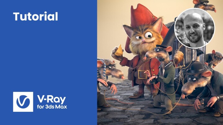 V-Ray for 3ds Max — How to create and render characters using Ornatrix and V-Ray