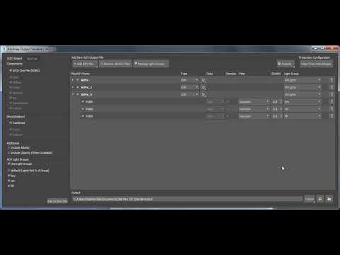 [MAXtoA] Rendering AOVs with the AOVs Wizard