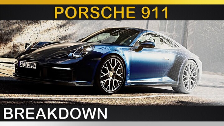 CGI BREAKDOWN | Porsche 911 Car Shading (V-Ray)