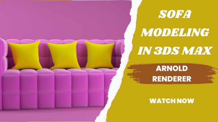 How to make sofa in 3ds Max | 3ds max interior design | furniture modeling tutorial @zna_studio