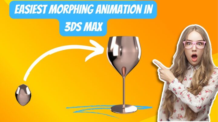 Easiest Morphing animation in 3ds max | Spline morphing | 3ds max animation tutorial for beginners