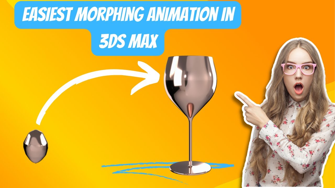 Easiest Morphing animation in 3ds max | Spline morphing | 3ds max animation tutorial for beginners