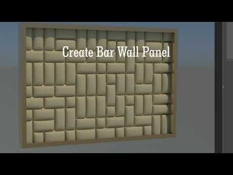 Interior wall paneling design | luxurious bedroom wall panel in 3ds max | Arnold material@zna_studio