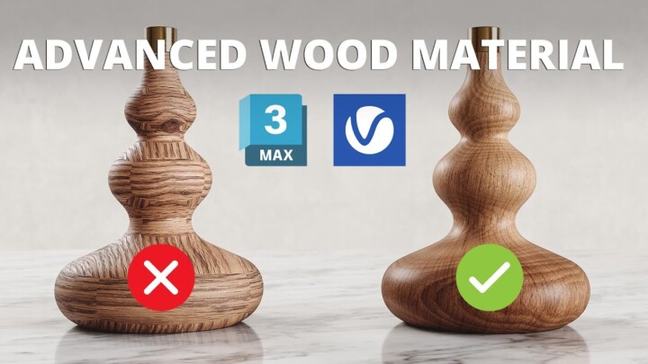 Materiales de madera realistas con ADVANCED WOOD – 3D Studio MAX